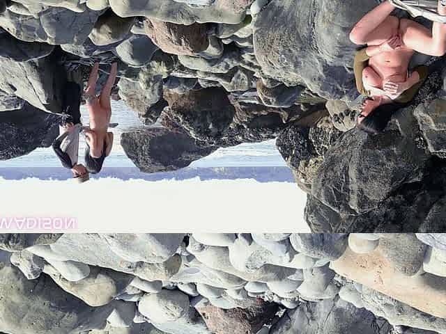 Getting Off Watching HOT couple FUCK on the Beach