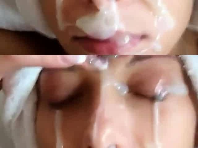Amateur Homemade Blowjob Facial Compilation