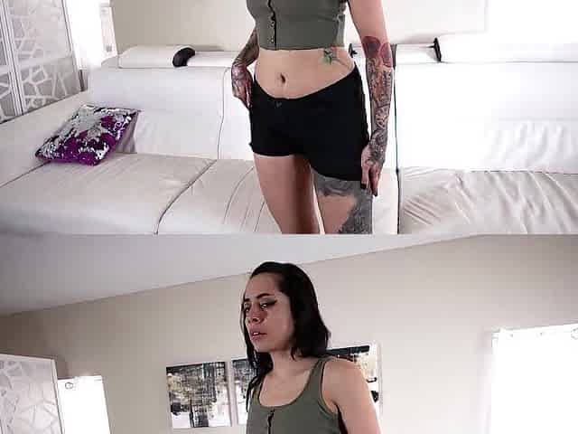 Emo Brunette hair Baddie Is Programmed to Show Off and Worship Her Hawt Soles!