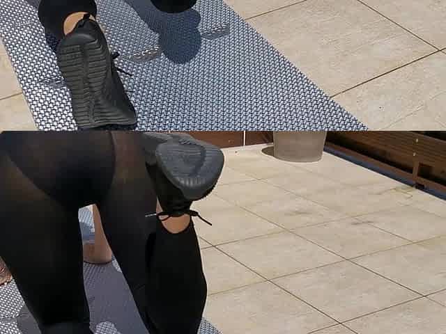 Hot Fitness MILF Got Fucked on Terrace While She Was Training
