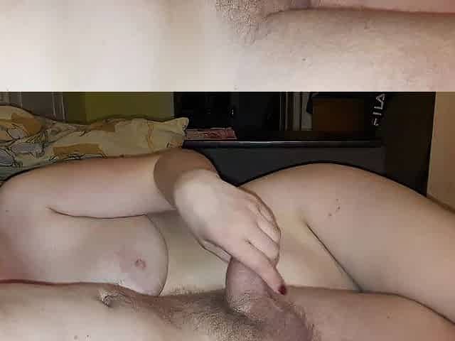 Real pair homemade fellatio