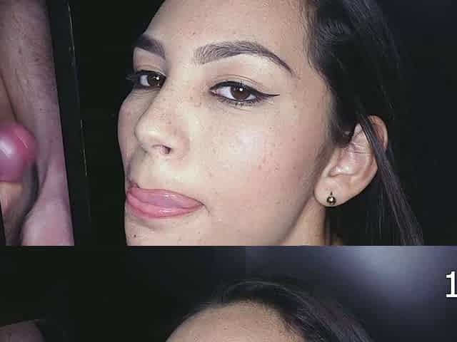 Blowjob POV blowjob cumshot facial brunette pov