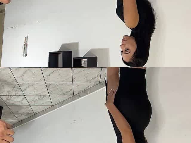 Woman in costume models whilst I see her, that babe gets turned on and ends up riding me, bouncing on my penis