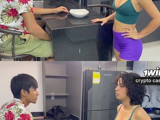 Me Mastrubo Rico En Cocina Mientras La Puta De Mi Hermanastra Me Seduce Con Su Culo Rico - Verified Amateurs