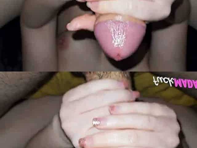 Fast Handjob Leads to a Massive Cumshot