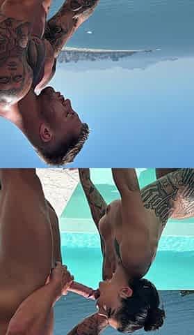 Naughty Brazilian Rides a Huge Dick and Takes a Cumload on Her Tits! Gabriella Euzebio