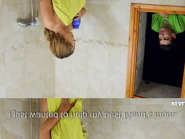 Shower Surprise With My Son's Friend Jordi El Nino Polla & Tattooed Mom in Reality Hardcore