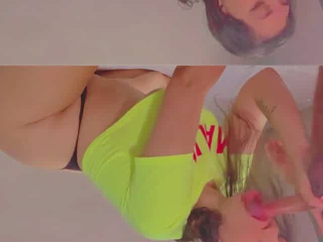 Brunette with Big Ass Rides Hard and Takes Cum Inside Her Pussy
