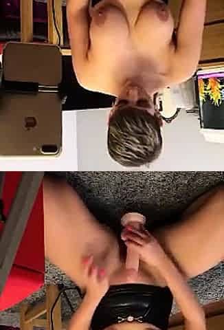 MILF blonde likes big toys