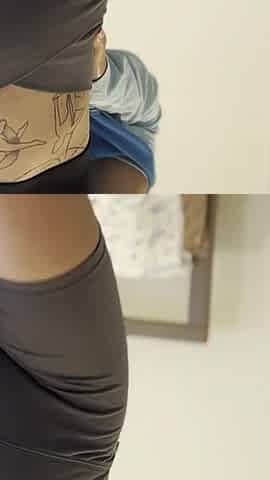 Grey Shorts on Hot Asian