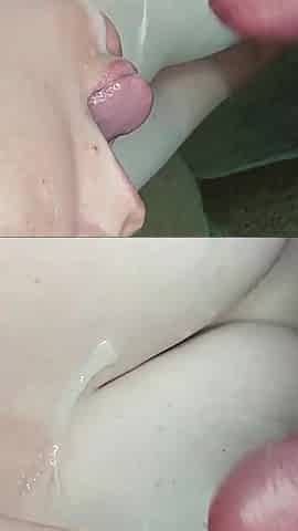 A Powerful Portion of Cum in My Mouth. Swallow Cum