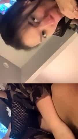 Brunette hookup amateur blowjob and dirtytalk sexdate