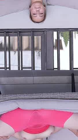 Flexible Girl's Solo Performance, Stripping and Masturbating Outdoors