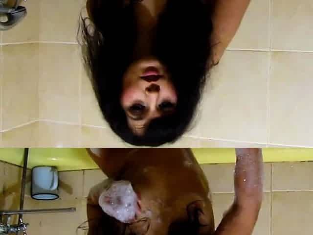 My very wet soapy masturbation in bath