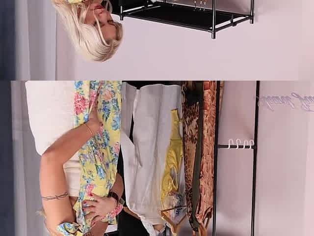 Aunt Judy's - Breasty Blond mother I'd like to fuck Anni Masturbates After a Hawt Baths