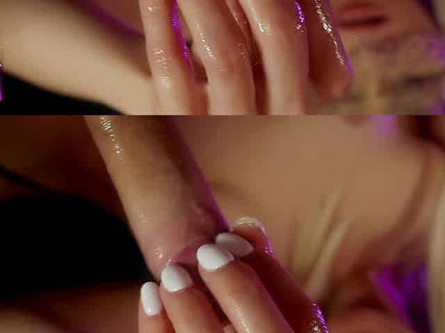 Gorgeous Girlfriend Gives Slow and Sensual Cock Massage. POV Handjob Nikandvik