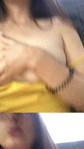 charming cutie in her costume films her large, rich boobs and fingers her vagina in the back seat of the you