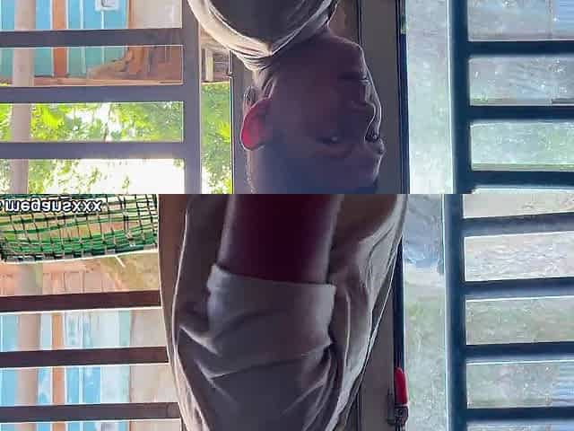 This babe talks to her spouse on the phone and I put my jock in her