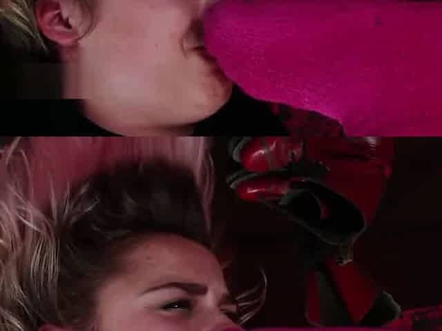 Real sweaty licking