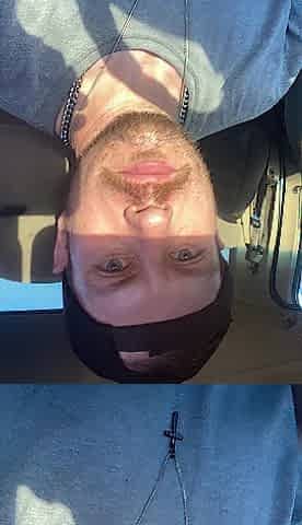 Slapping my ramrod on my abdomen in public parking lot full of people