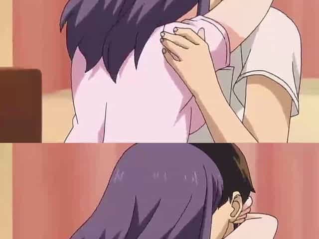 Anime stud hangs out with adult ladies