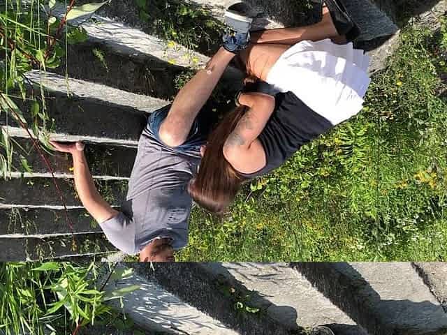 German Teen caught three times whilst banging at the Danube