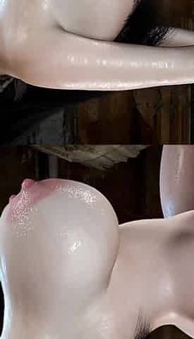 3D Big Ass Mature MILF Have a Hardcore Sex with Big Old Dick