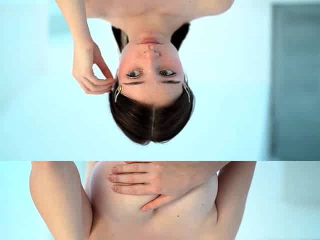 Chubby Brunette Big Boobs Dildo Masturbation