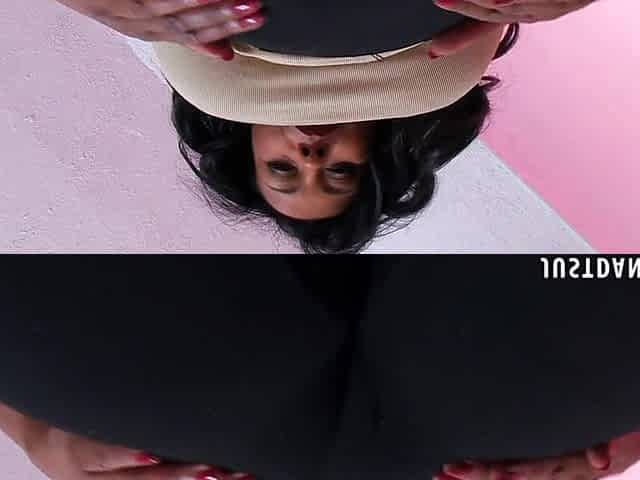 Danica Collins in a collins-style solo with her big tits and ass