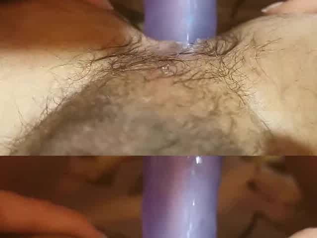 Wife Fucks Her Husband's Ass with a Big Dildo Part.5