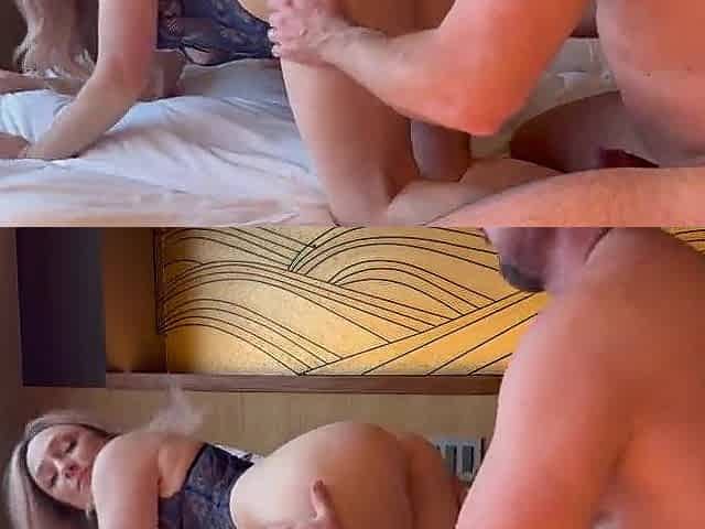 Ardent Real Sex: Breasty Blond Wife's Private Bang