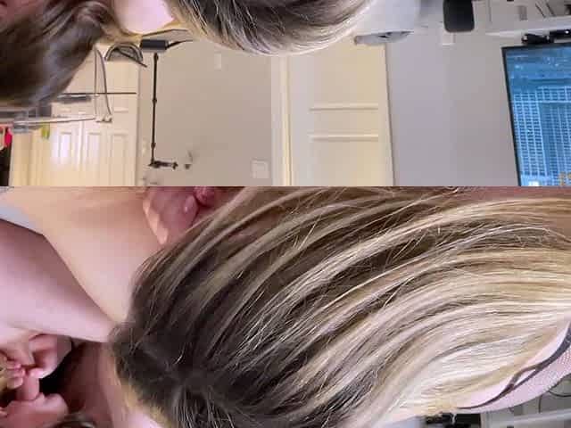 Bleach blonde teen spinners group sex