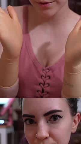 Latex Glove Handjob