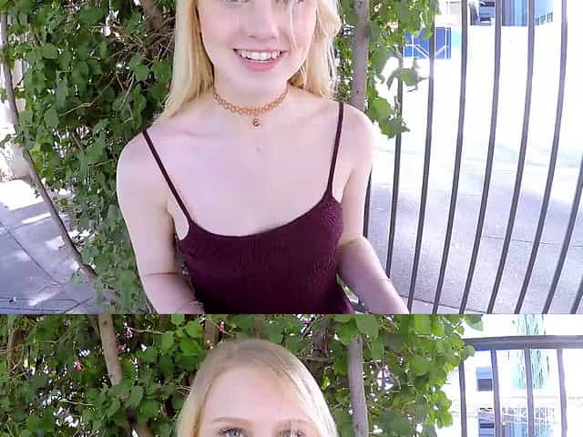 Small-Breasted Minx At The POVD "In The City With Lily"
