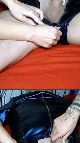 2 Pussies Tanking Cum... on St. Nicholas' Day, We Make the Rod Empty!