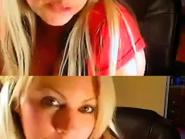 Blonde MILF with a Big Ass and Tits on Webcam