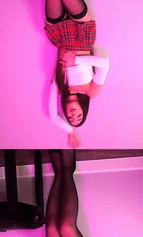 Amateur striptease and Solo masturbation