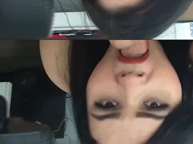 Oops! Right in the Eye. Massive Facial!