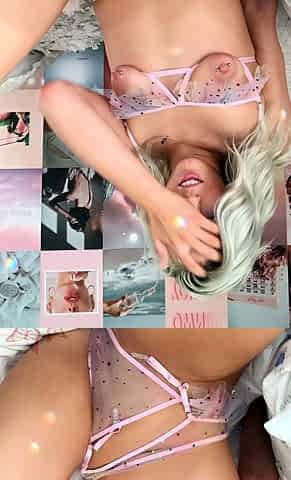 Blonde Teen Solo Masturbating On Webcam