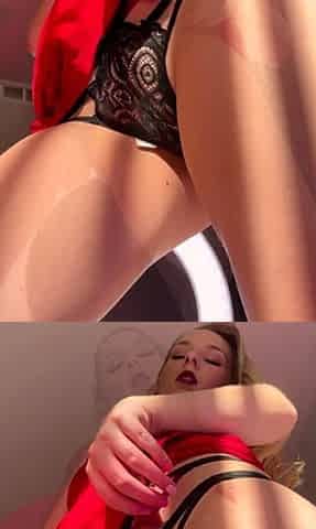 Blonde fetish lesbians fist themselves in hi definition