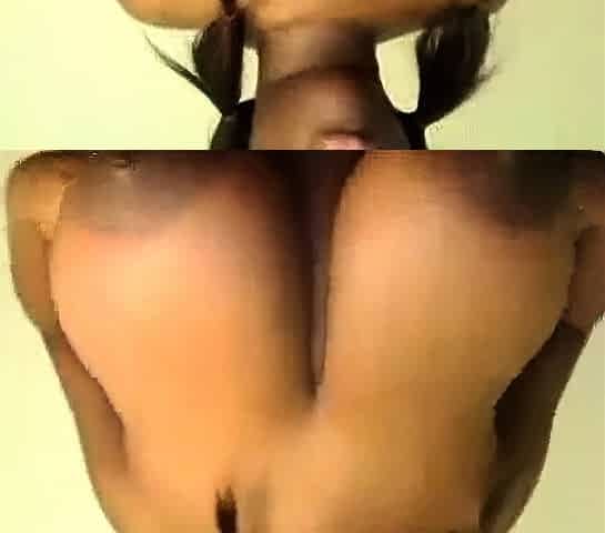 Black Webcam Babe with Big Natural Tits