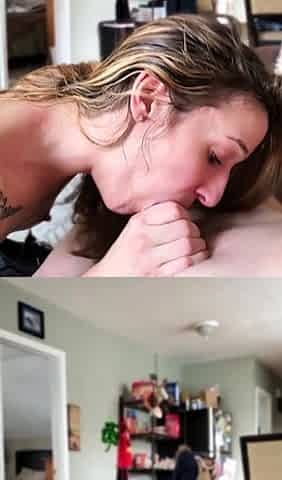 Blonde Blowjob MILF Craves Cock Big Time
