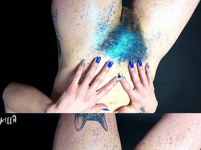 Blue Glitter Bush