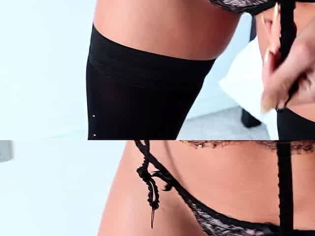 ThisIsGlamour Tommie Jo Strips Nude In Bedroom LEWD