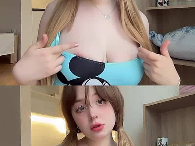 I'm so cute when I cum from a pillow! youthful Russian model Shyblanche