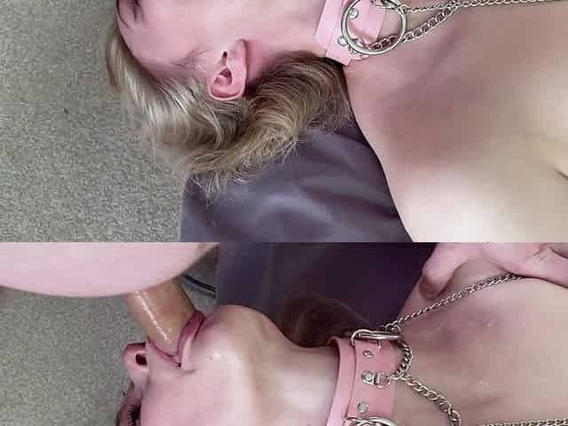 Amateur blonde tattooed babe toying her big cunt
