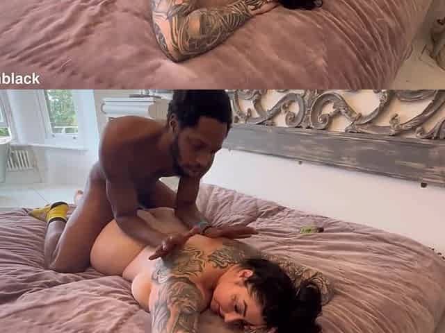 Maddison BBW - massage-turns-serious - Interracial