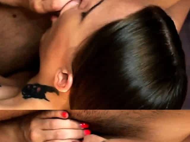 ORAL CREAMPIE huge cum load in mouth and swallowing with
