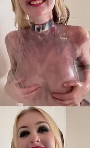 Harley Quinn Bodypaint Shower Play