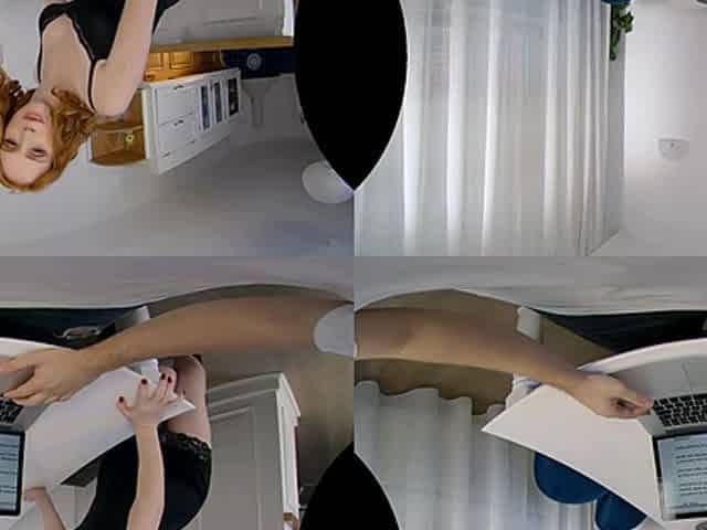 Morning Milk - Busty Redhead Pov - Sexlikereal